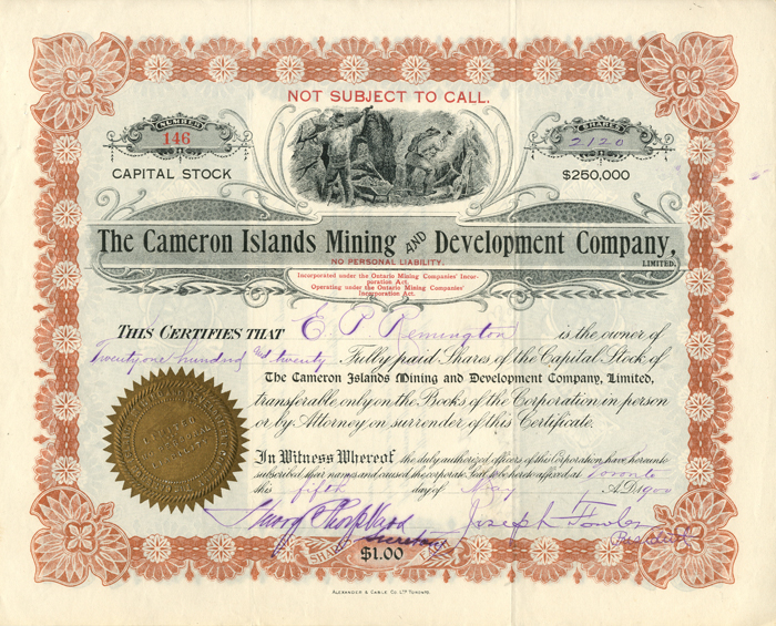 Cameron Islands Mining and Development Company